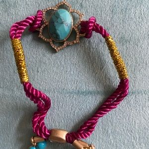 Chloe and Isabel turquoise colored bracelet